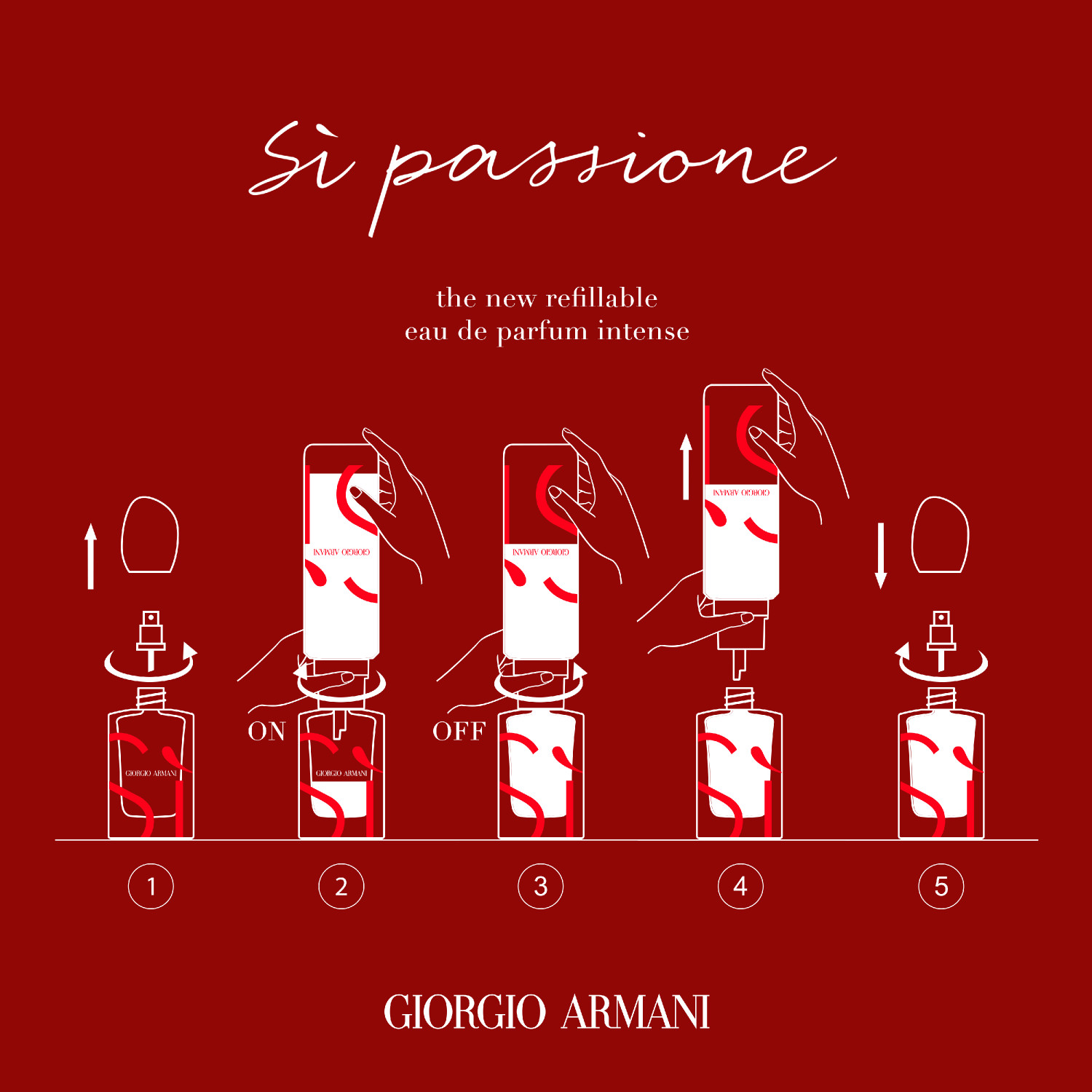 Sí Passione Eau de Parfum Intense Refill