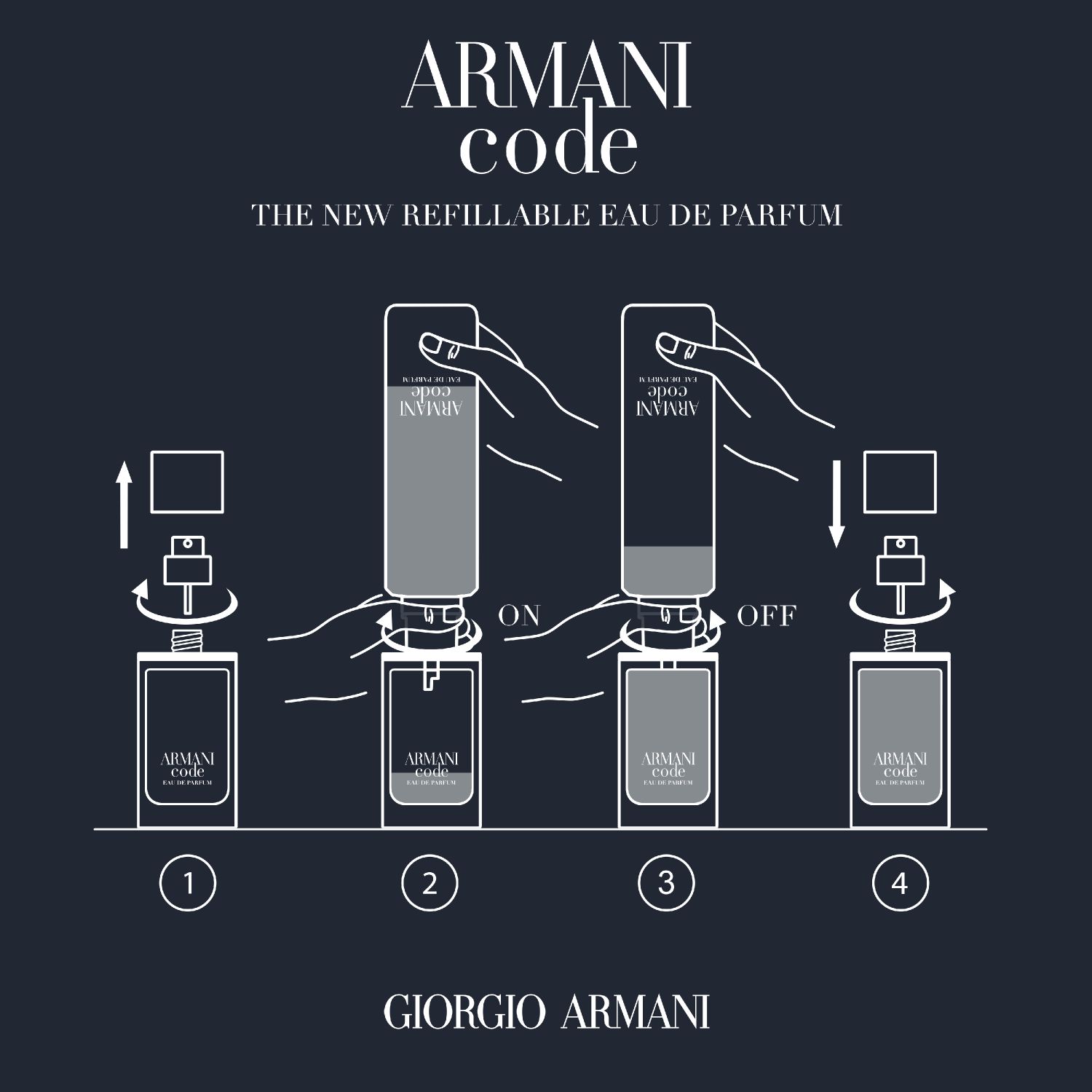 Armani Code Eau de Parfum (Refillable)