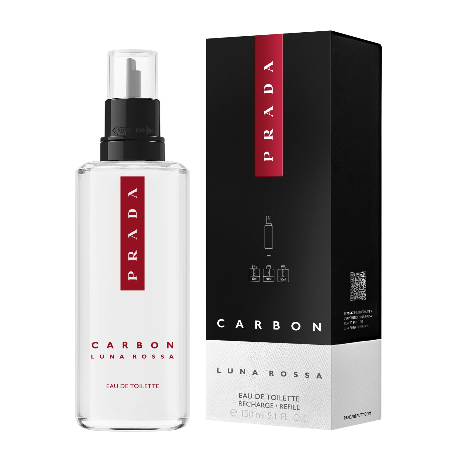 LUNA ROSSA Carbon EDT 150ml Refill