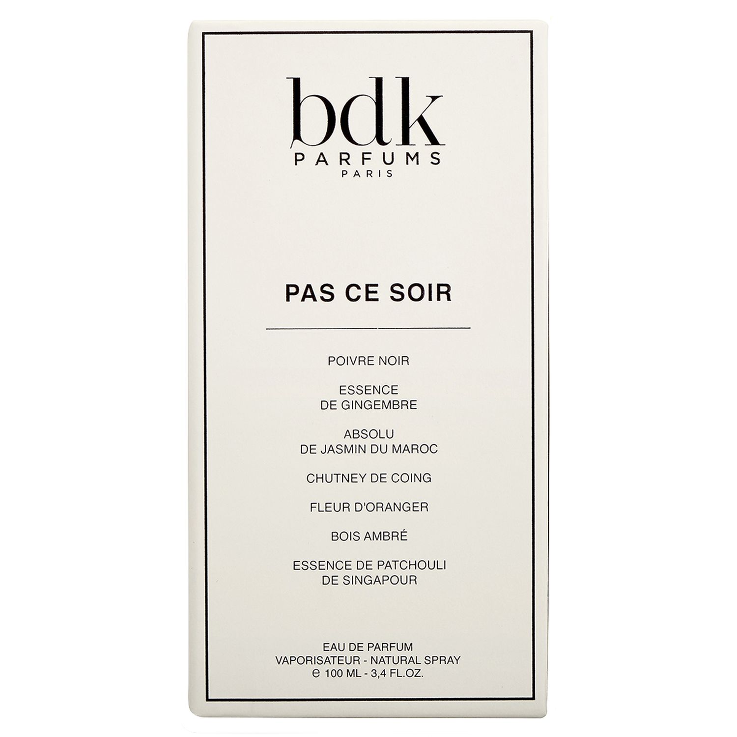 Pas Ce Soir Eau de Parfum