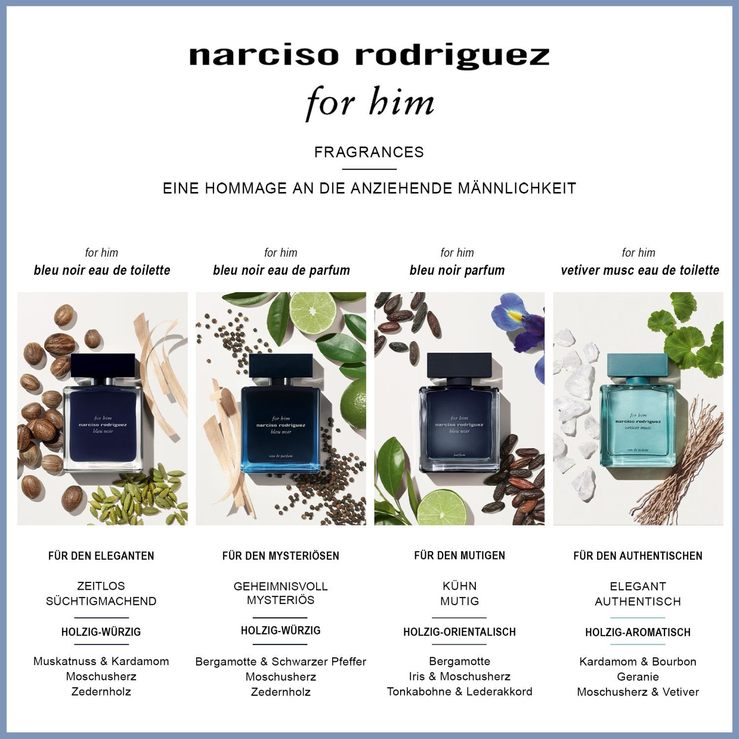 for him bleu noir Parfum