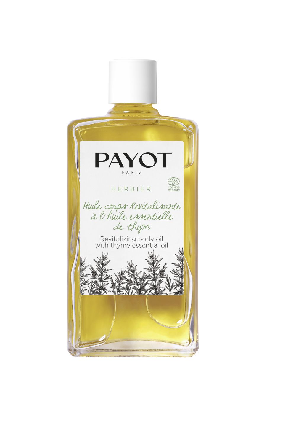 Herbier Huile corps Revitalisante à l'huile essentielle de thym