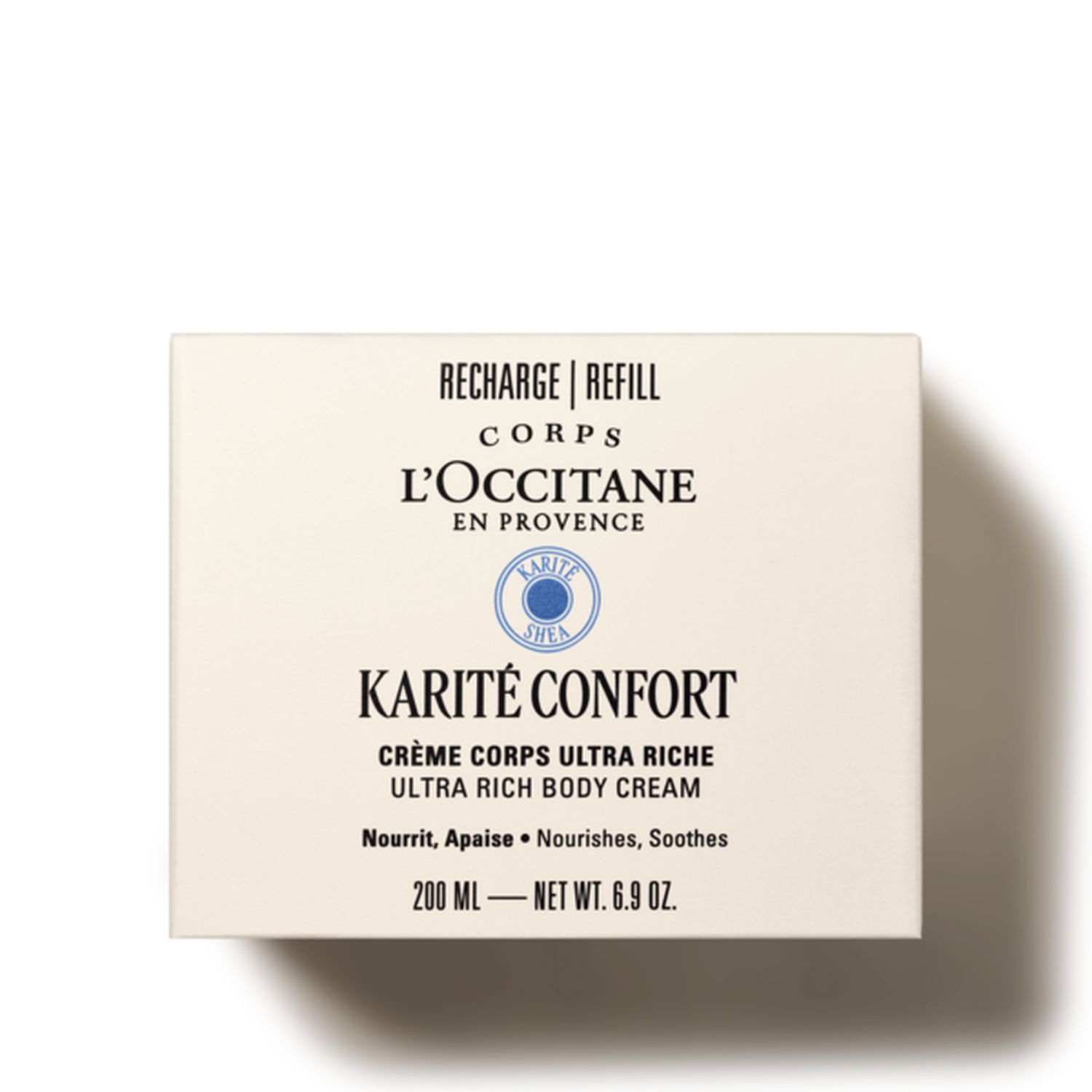 Karité Confort Shea reichhaltige Körpercreme Nachfüllpackung