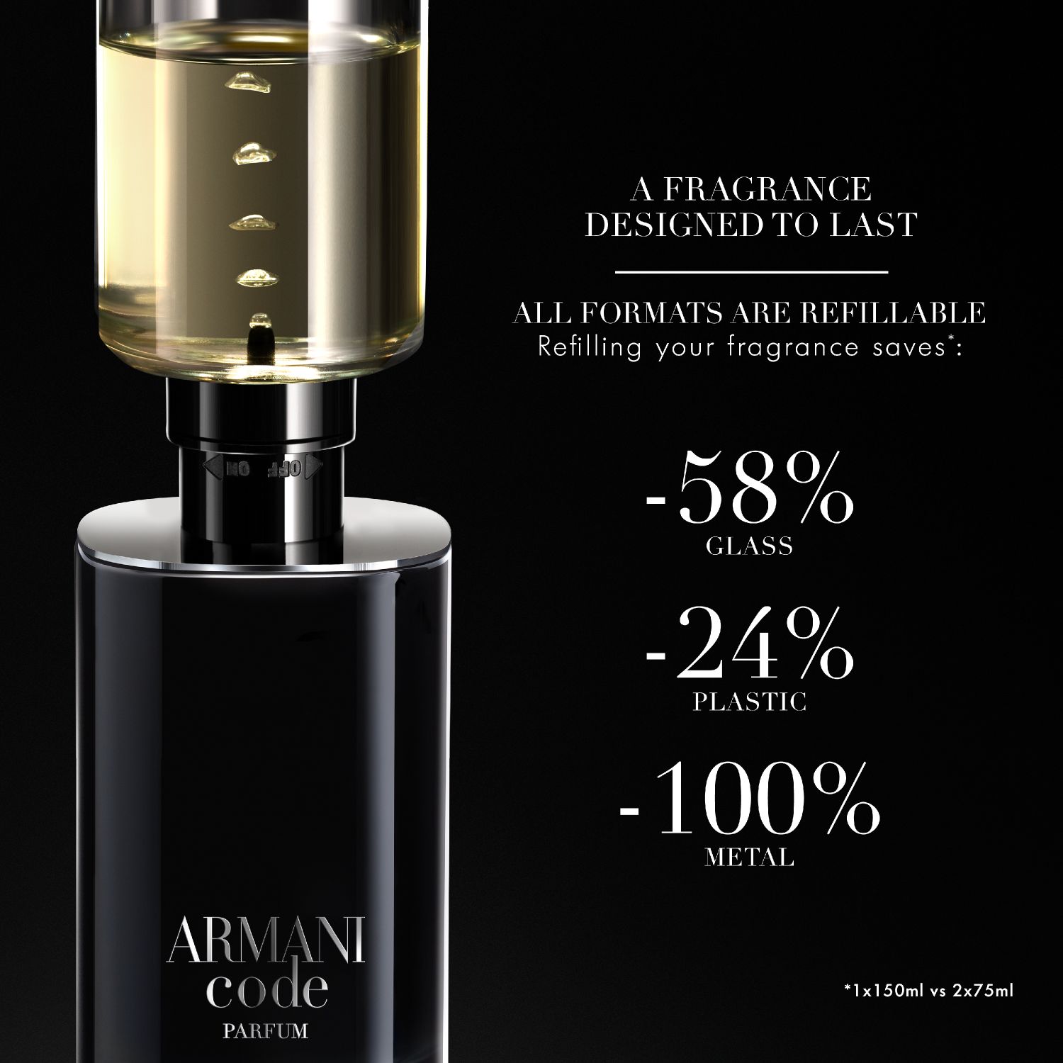 Armani Code Homme Parfum Refill